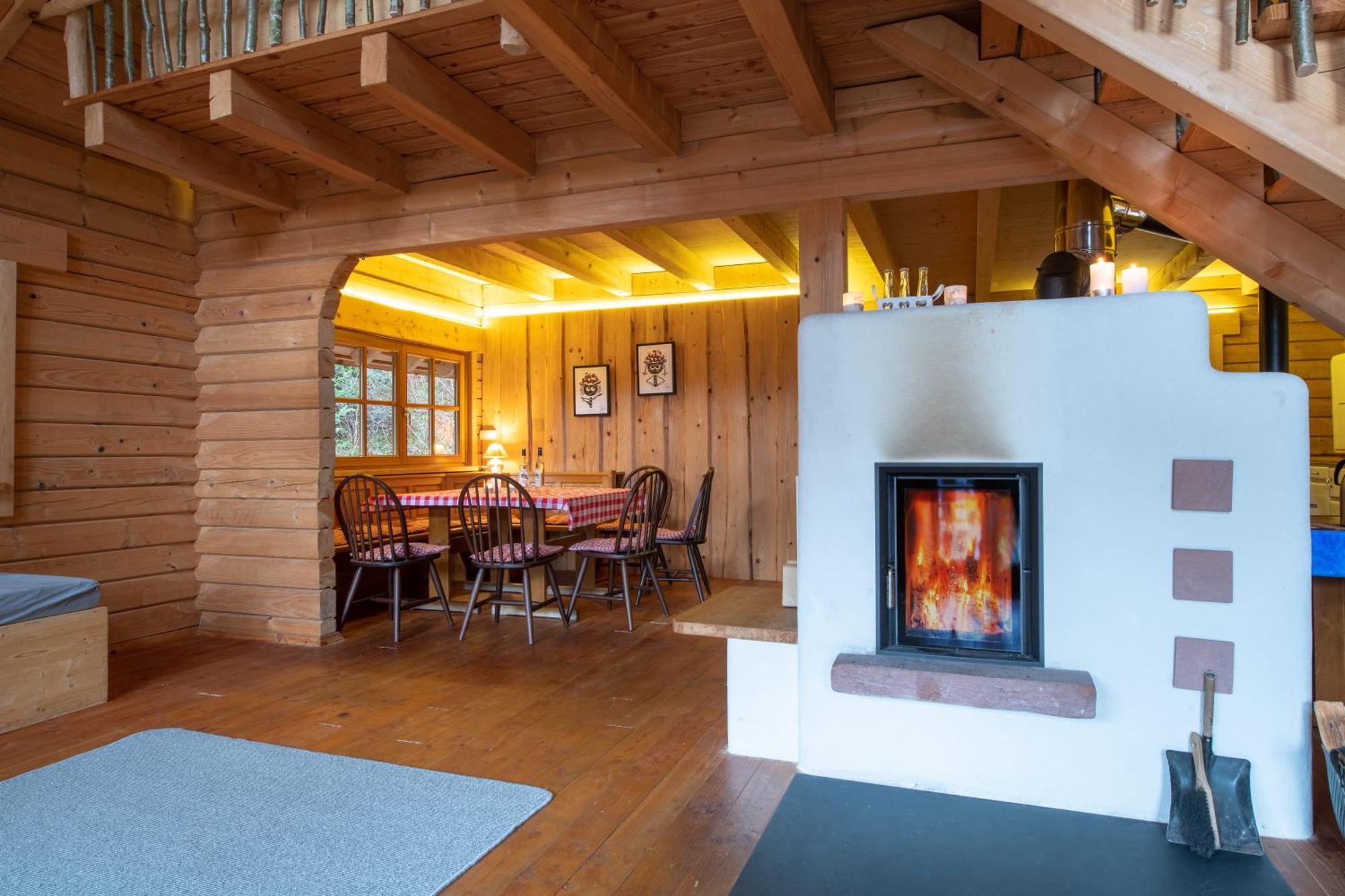 Schwarzwald Blockhaus - Sauna - Kamin - Mit Bettwaesche Und Handtuecher Schenkenzell ภายนอก รูปภาพ